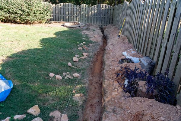 Trench Drain Installation in Flint