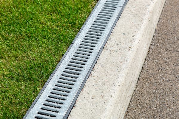 Courtyard Drain Installation in Flint