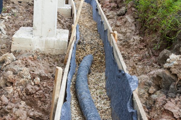 French Drain Installation in Flint